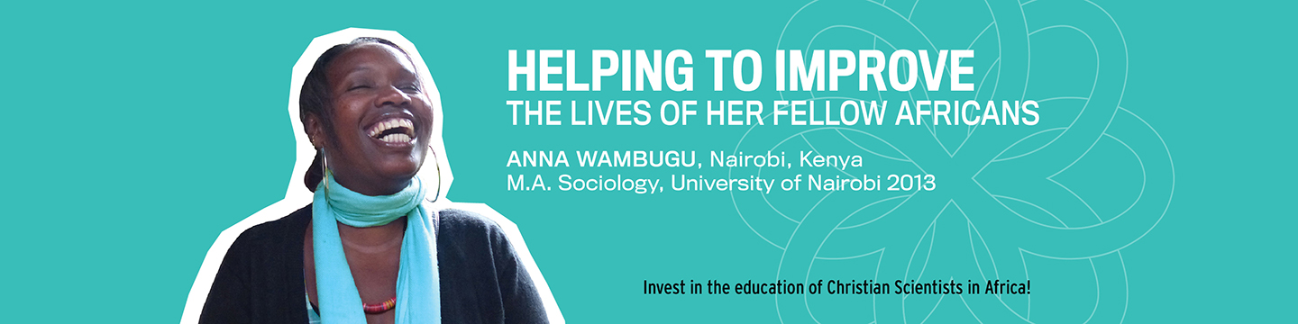 Helping to improve the lives of her fellow Africans